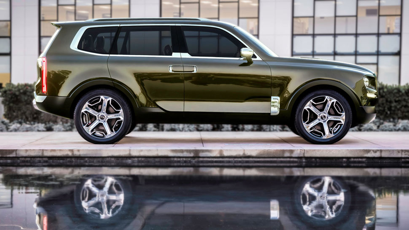 Illustration for article titled Kia's Telluride Concept Merges Great Looks With New-Age Horseshit